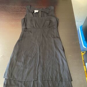 Rabbit Rabbit Rabbit Black Sleeveless Midi Dress